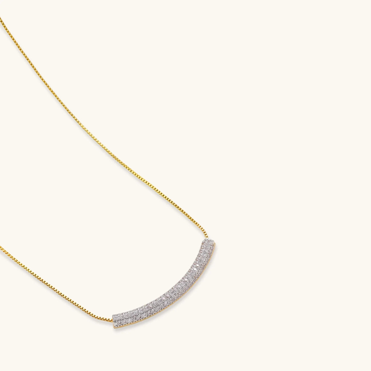 Parure Éclat Croissant — détail du bijou