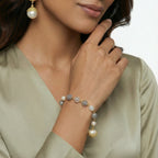 Bracelet Brume et Perle