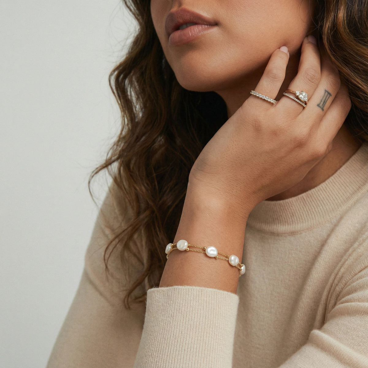 Bracelet Perles Baroques
