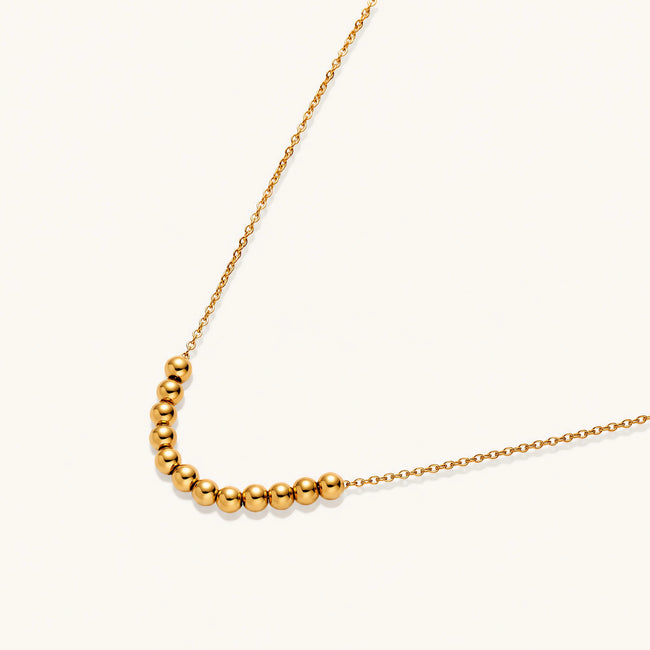 Collier Sphère Dorée — Noël Avélia Paris
