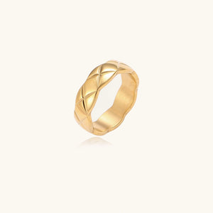 Bague Tressage Doré