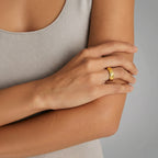 Bague Tressage Doré