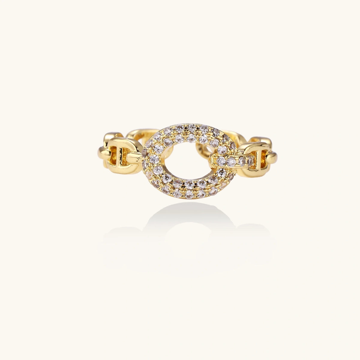 Bague Maillon Éclat — détail du bijou