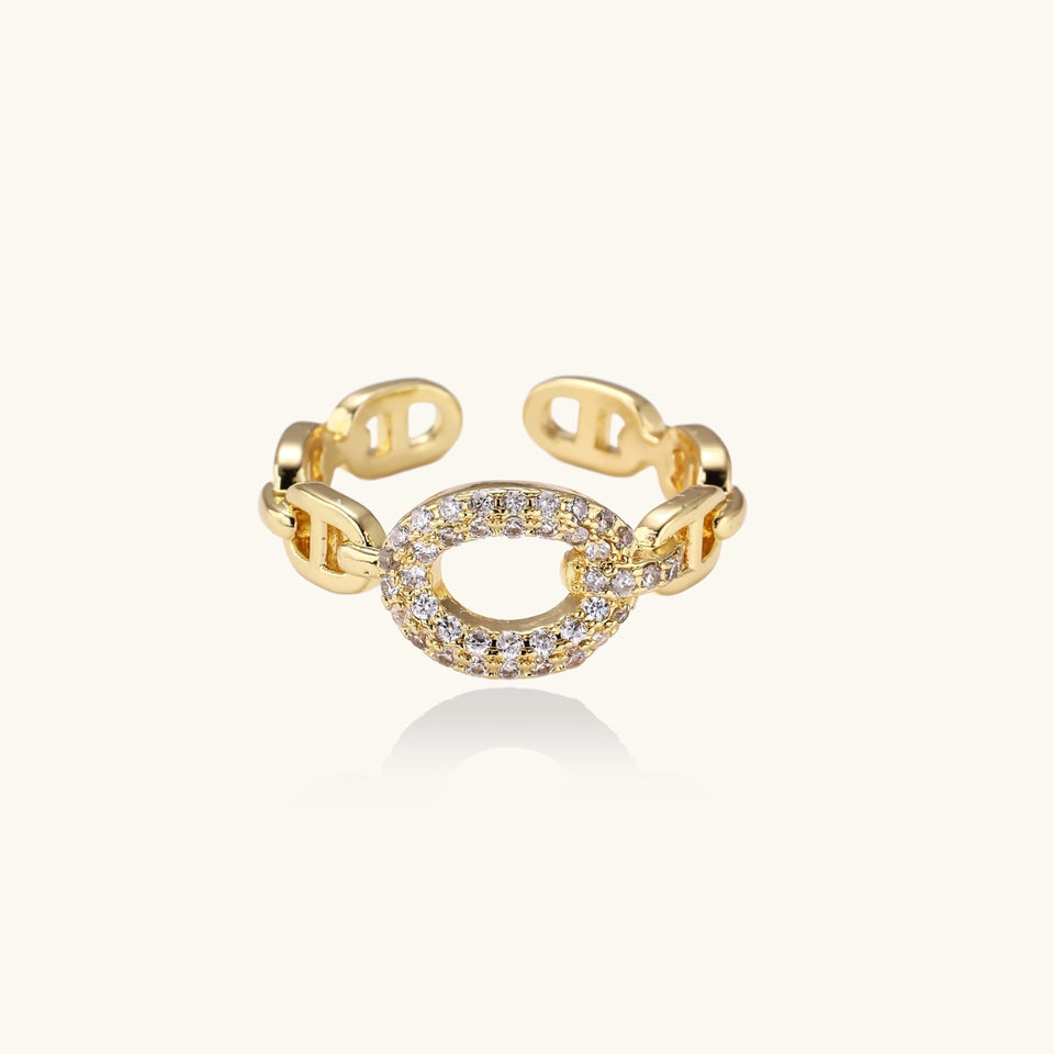 Bague Maillon Éclat — collection N.A. Paris