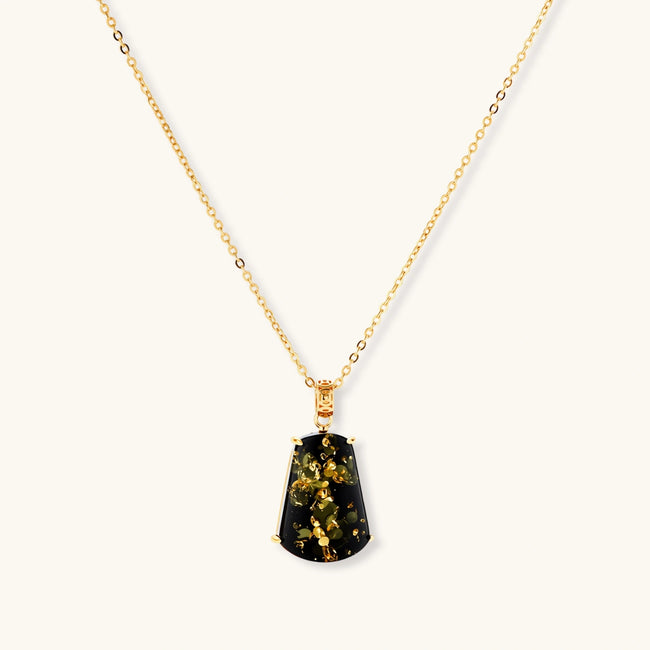 Collier Ambre de Forêt — Noël Avélia Paris
