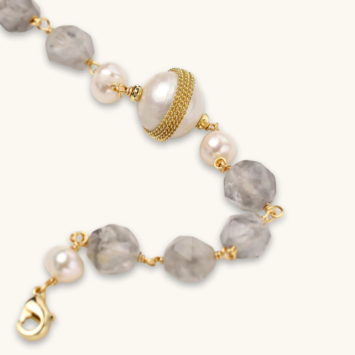 Bracelet Brume et Perle — détail du bijou