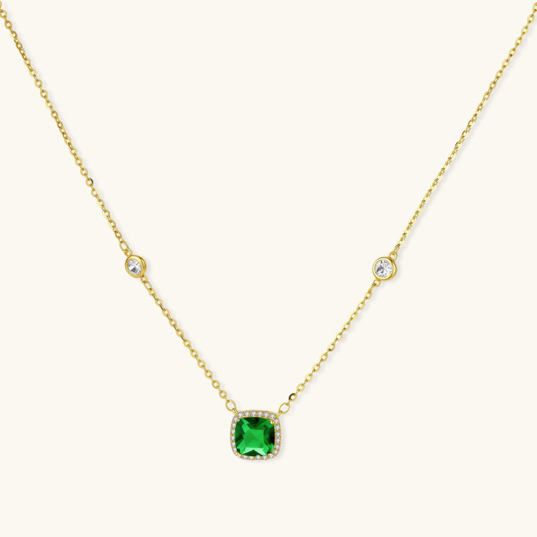Collier Vert Émeraude