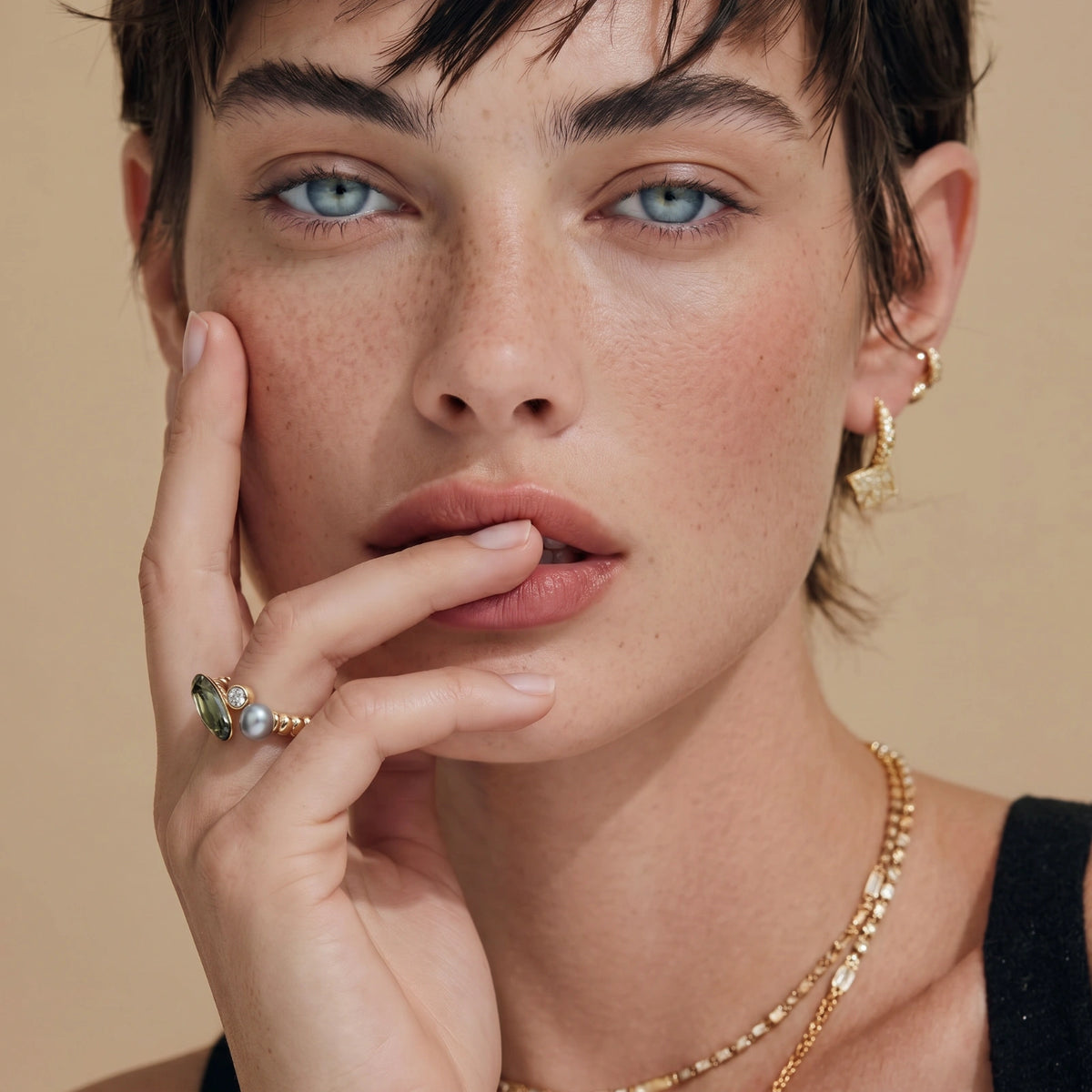 Bague Brume Dorée