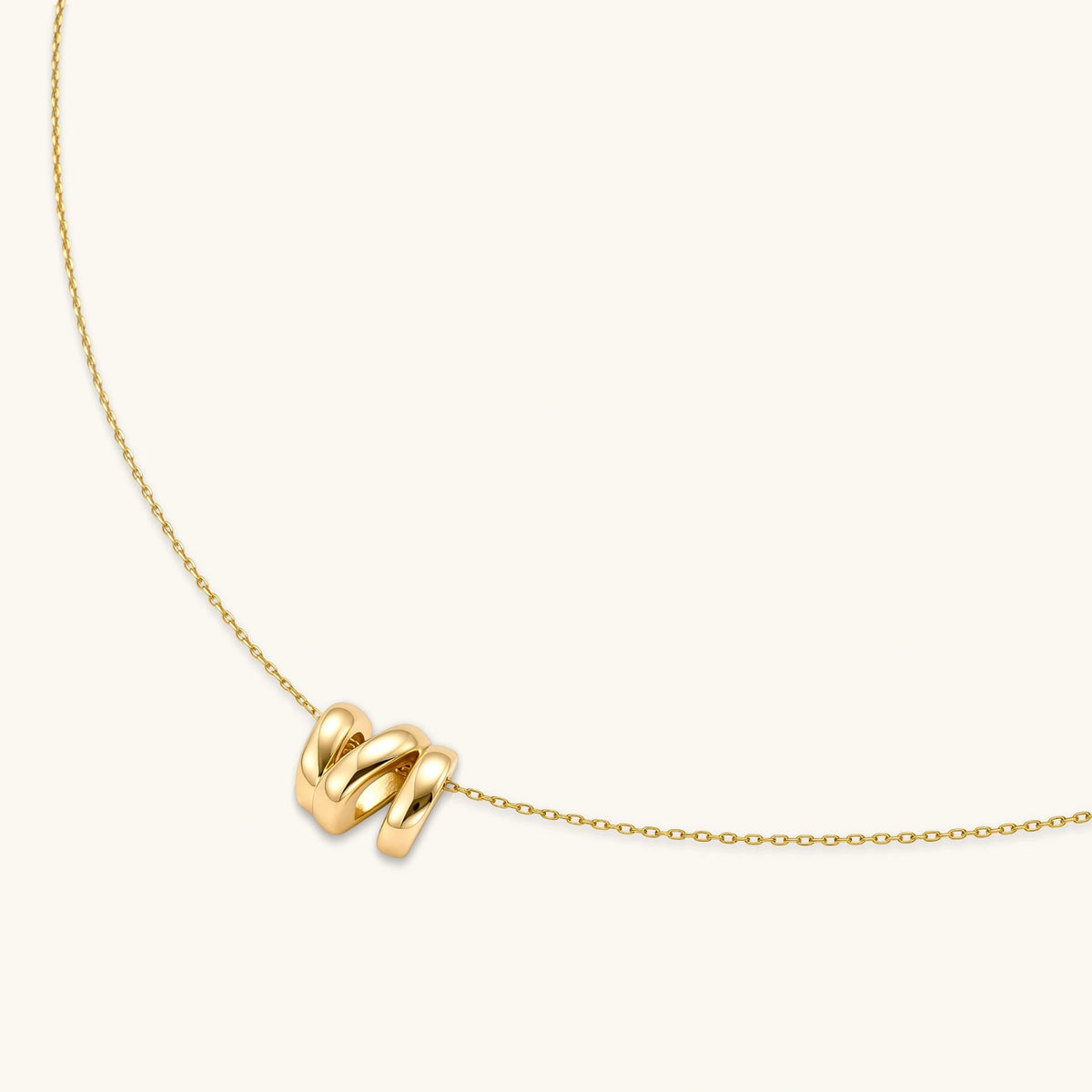 Collier Trois Liens — détail du bijou
