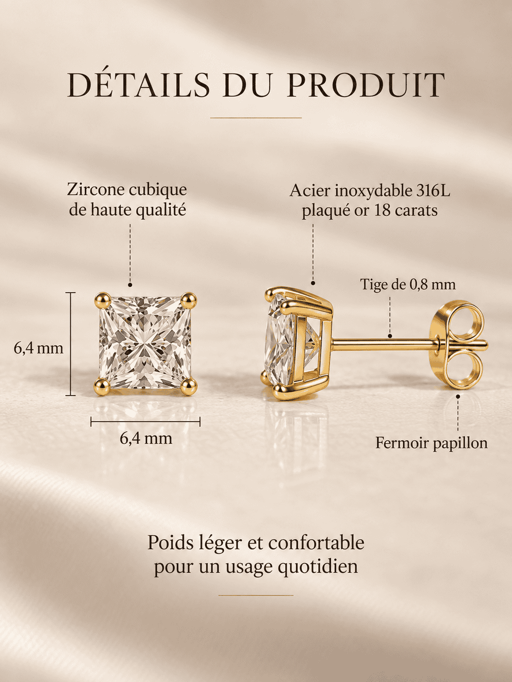 Boucles d’oreilles Éclat