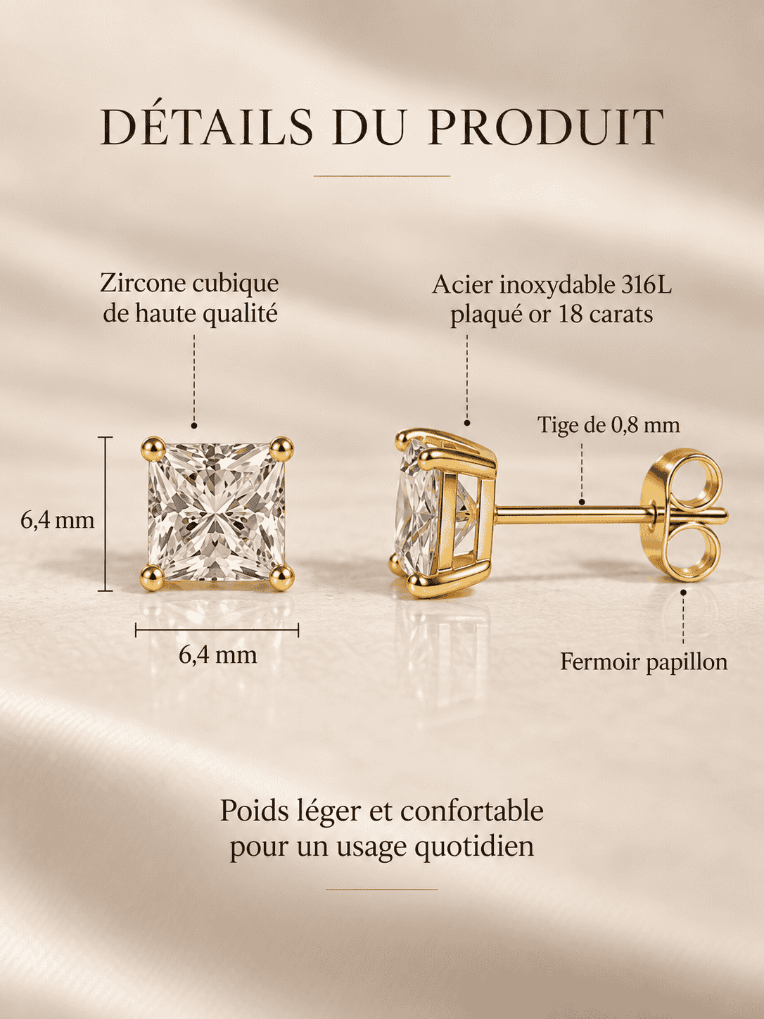 Boucles d’oreilles Éclat